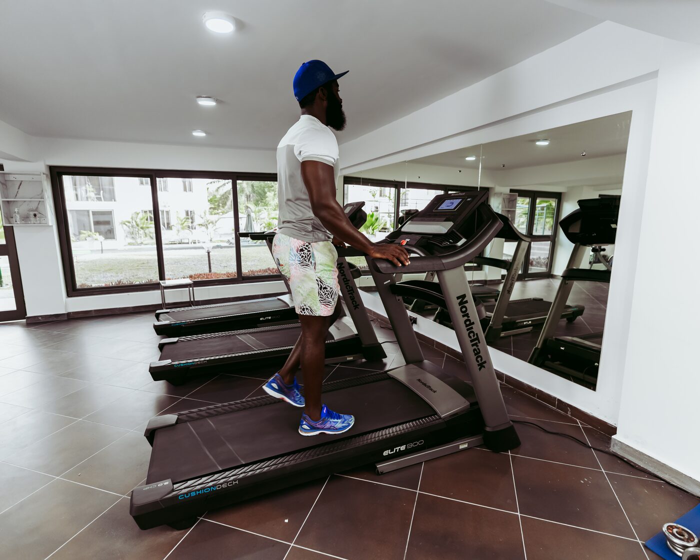 Fully-equipped gym